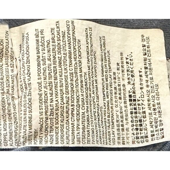 Vans Off The Wall Mens Shirt Button Up Classic Casual Pockets Chambray Medium - Picture 12 of 14